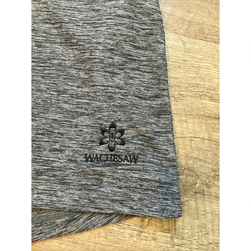 Under Armour Golf Jacket Half Zip Pullover Gray Medium WACHESAW Golf Logo